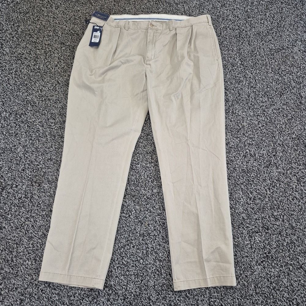 Polo Ralph Lauren Pants Mens 44Bx34‎ Big Sand Vintage Pleated Classic Fit